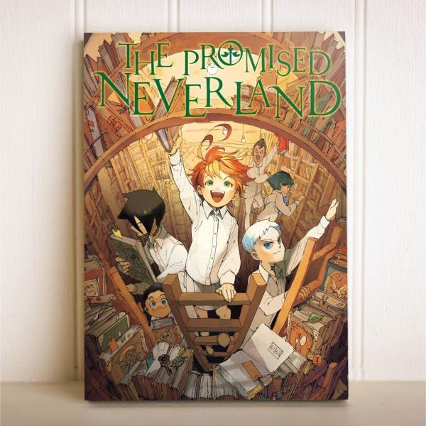 Placa Decorativa Anime Yakusoku no Neverland Promised - 1