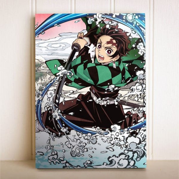 Placa Decorativa Anime Kimetsu no Yaiba Tanjiro Demon Slayer