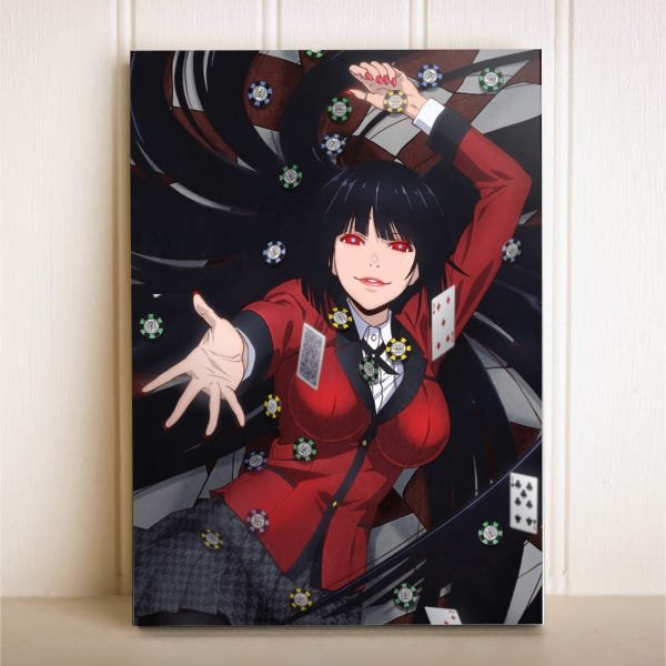 Placa Decorativa Anime Kakegurui Yumeko Jabami