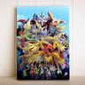 Placa Decorativa Anime Digimon Adventure - 1