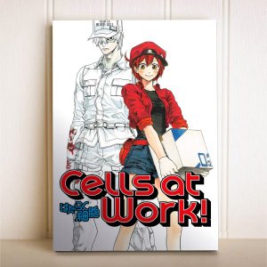 Placa Decorativa Anime Cells at Work