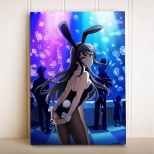 Placa Decorativa Anime Seishun Buta Yaro wa Bunny Girl