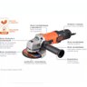 Esmerilhadeira Angular 920w G720x Black+decker G720x-br 127v - 2