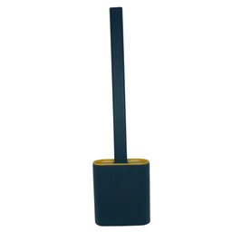 Escova Sanitária Silicone de Limpar Vaso Sanitário Suporte - 1