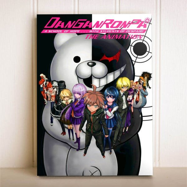 Placa Decorativa Anime Danganronpa: The Animation