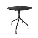 Ver imagem 4 de Jogo Mesa Redonda para Sorveteria Comércio Preta com 4 Cadeiras Gruvyer Preta