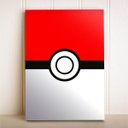 Ver imagem 1 de Placa Decorativa Anime Pokemon Pokebola