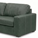 Ver imagem 5 de Sofá 3 Lugares Couro Verde British Legitimo 205cm Natural Premium Adel Dekorien