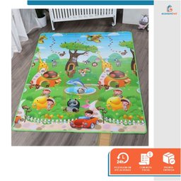Tapete Infantil Grande Educativo Para Bebê Baby Style Nuvens - 5
