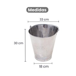 Balde Ordenha Tirar Leite 12 Litros Aço Inox Graduado Durável - Gudim - 6