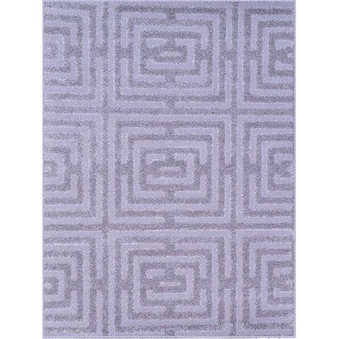 Tapete Realce Eden Cinza 2,50x3,00M -Tapetes J. Serrano