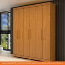Ver imagem 5 de Guarda Roupa de Casal 100 % Mdf 6 Portas 2 Gavetas Lana Acp Móveis Cinamomo