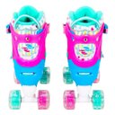 Ver imagem 2 de Patins Quad Ajustavel Kit Proteçao Colorido Unitoys 30-33