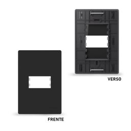 Kit 5 Placa 4x2 1posto Grafite C/ Suporte Infiniti Margirius Cor:grafite - 3