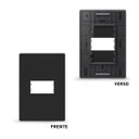 Ver imagem 3 de Kit 5 Placa 4x2 1posto Grafite C/ Suporte Infiniti Margirius Cor:grafite