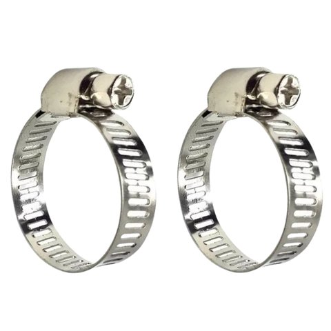 Abraçadeira de Metal Rosca sem Fim 3/4" Polegada 13 - 19mm Reforçada | Kaza Inteligente | Kit 02 Un