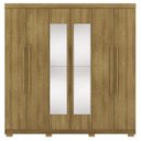 Ver imagem 2 de Guarda Roupa Casal 6 Portas 2g Espelho 218 Cm Nature Vlr