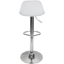 Ver imagem 5 de Kit 2 Banquetas Joly Luisa Eames Saarinen Base Giratória Cromada - Branca
