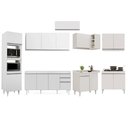 Ver imagem 6 de Armário de Cozinha Modulada de Canto 8 Peças CP07 Balcão Branco - Lumil Lumil Móveis
