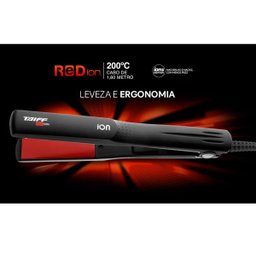 Prancha Cabelo Taiff Red Ion Ceramica Bivolt Preta - 100141 - 7