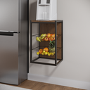 Ver imagem 1 de Fruteira Vertical de Parede Preto com Imbuia