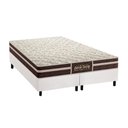 Ver imagem 1 de Cama Box Queen: Colchão Ortopédico Probel Guarda Costas Extra Firme + Base White(158x198)