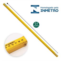 2 Régua Metro Tecido Alfaiate Balcão Corte Costura Estilista - 1