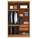 Ver imagem 5 de Guarda-Roupa Solteiro com 4 Portas e 2 Gavetas 133cm Multimóveis CR35480 Cinamomo