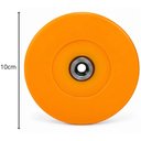 Ver imagem 3 de Kit 2 Roldanas Perfil V 4 Polegadas Nylon de Toni com Bucha e Parafuso Porta Portão de Correr