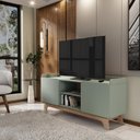 Ver imagem 2 de Rack para Tv até 65'' com 2 Portas 150cm John - Verde