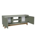 Ver imagem 4 de Rack para Tv até 65'' com 2 Portas 150cm John - Verde
