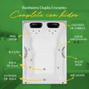 Ver imagem 7 de Banheira Dupla Encanto Completa com Hidro em Acrílico - 1.60x1.20x0.45 - 127v
