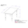 Conjunto Mesa de Jantar Piratini com 6 Cadeiras Mel - 5