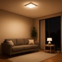 Ver imagem 2 de Painel Plafon Led Sobrepor Quadrado 40w Luminaria Teto Luz Amarela St1453