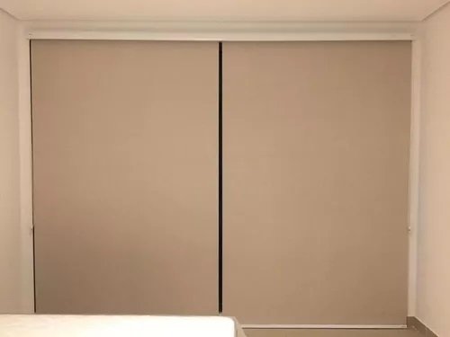 Cortina Rolo Blackout 0% 0,80 L X 1,40 a Escurecer Quarto:bege - 5