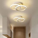 Ver imagem 2 de Lustre Luminaria Teto Led Moderno 3 Cores Redondo 25x10x19cm - Branco