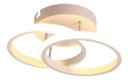 Ver imagem 1 de Lustre Luminaria Teto Led Moderno 3 Cores Redondo 25x10x19cm - Branco