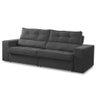Sofá Retrátil e Reclinável 3 Lugares 2,10m com Molas Milena Suede Cinza Rover & Beato - 8