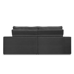 Sofá Retrátil e Reclinável 3 Lugares 2,10m com Molas Milena Suede Cinza Rover & Beato - 9