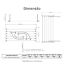 Ver imagem 3 de Varal Portátil Suspenso para Janela/ Porta 6 Varetas 30 X 60cm Plástico e Alumínio Durín