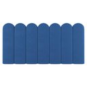 Ver imagem 7 de Painel Cabeceira Cama Box Solteiro Lana 90cm Suede Azul - Desk Design