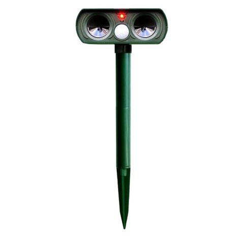 Repelente Solar Ultrassônico contra Animais e Pragas Escorpião Cobra Jardim Pombos Ratos Gambas Ab M