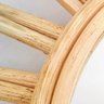 Espelho Decorativo Flor de Rattan 60x60cm Redondo Decoração - 3
