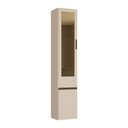 Ver imagem 1 de Paneleiro Armário de Cozinha com Vidro 2 Portas 36cm Suspenso Milano Multimóveis MP3429 Vanilla/