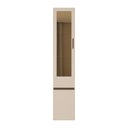 Ver mais imagens de Paneleiro Armário de Cozinha com Vidro 2 Portas 36cm Suspenso Milano Multimóveis MP3429 Vanilla/