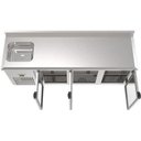 Ver imagem 3 de Balcão Refrigerado Inox 2m 3 P. C/ Pia Esquerdo 07733 Kofisa