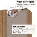 Ver imagem 6 de Balcão de Cozinha Canto Reto 1 Porta sem Tampo 95cm Vitra Luciane Móveis