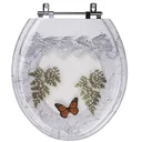 Ver imagem 1 de Tampa para Vaso Deca Convencional Branco com Borboleta Vermelha