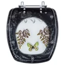 Ver imagem 1 de Tampa para Vaso Incepa Thema Preto com Borboleta Verde