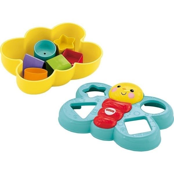 Brinquedo Encaixa Borboleta com 6 Peças Fisher Price Djd80 - 4